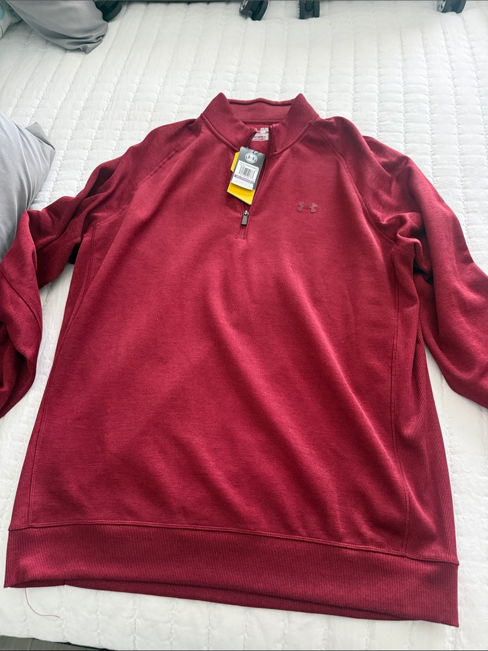 Under Armour Cold Gear Men's Half-Zip Pullover - Maroon